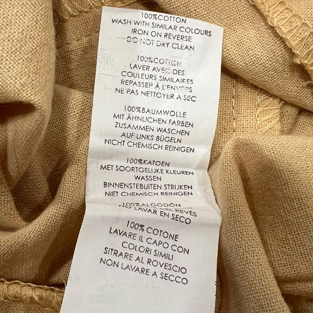 Nasty Gal Overall Winner Wide Leg Overalls Stone  Pleated Jumpsuit NWT size 10 - Picture 5 of 6